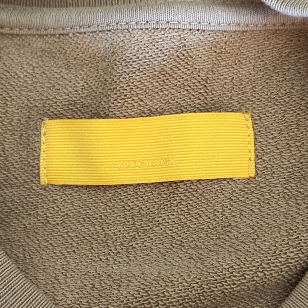 Mustard Yellow Crewneck Sweatshirt for Women XS Yellow Label - Picture 2 of 5
